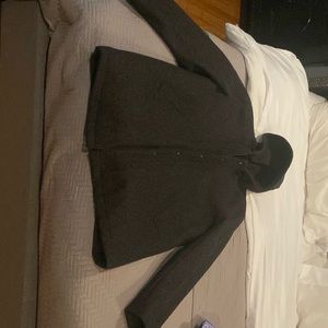 J Crew Men’s Dark Gray Wool Jacket with hood